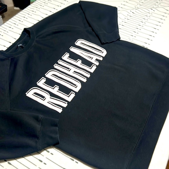 Brunette The Label “Redhead” Big Sister Crew. Oversized.  Size Medium/ Large - Picture 1 of 5